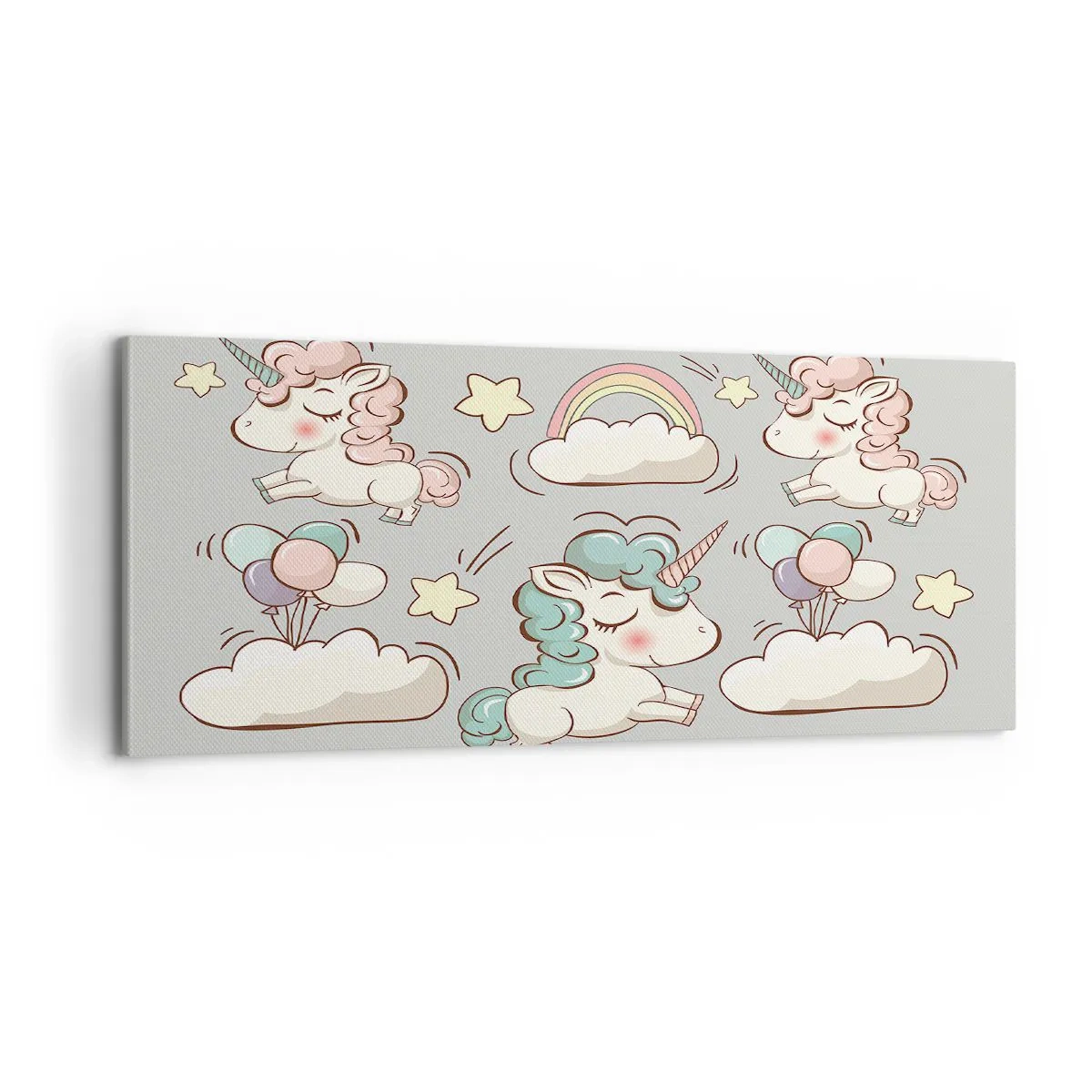 Schilderen op canvas - Ze bestaan zeker... - 100x40 cm