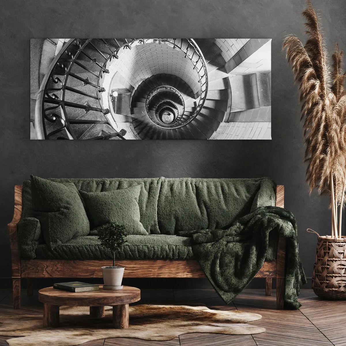 Schilderen op canvas - Hoger en hoger - 100x40 cm
