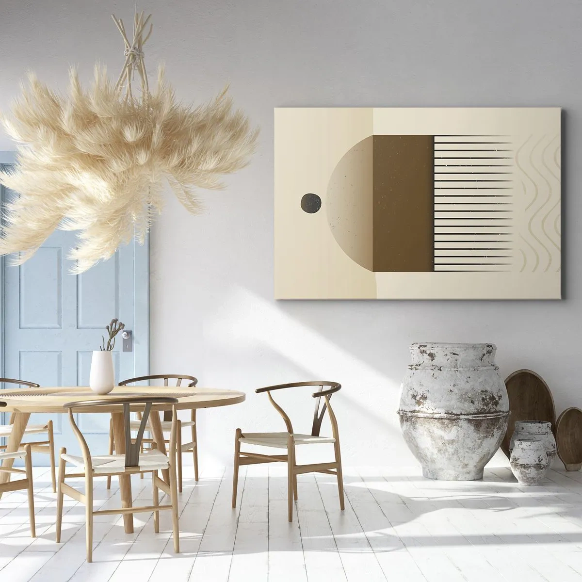 Schilderen op canvas - verschillende staten - 100x70 cm