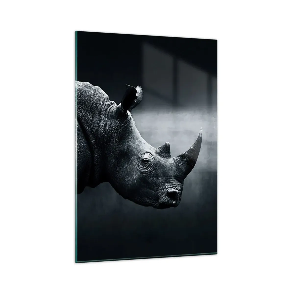 Schilderen op glas - Rechts profiel - 80x120 cm