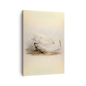 Schilderen op canvas - Dame op de biezen - 50x70 cm