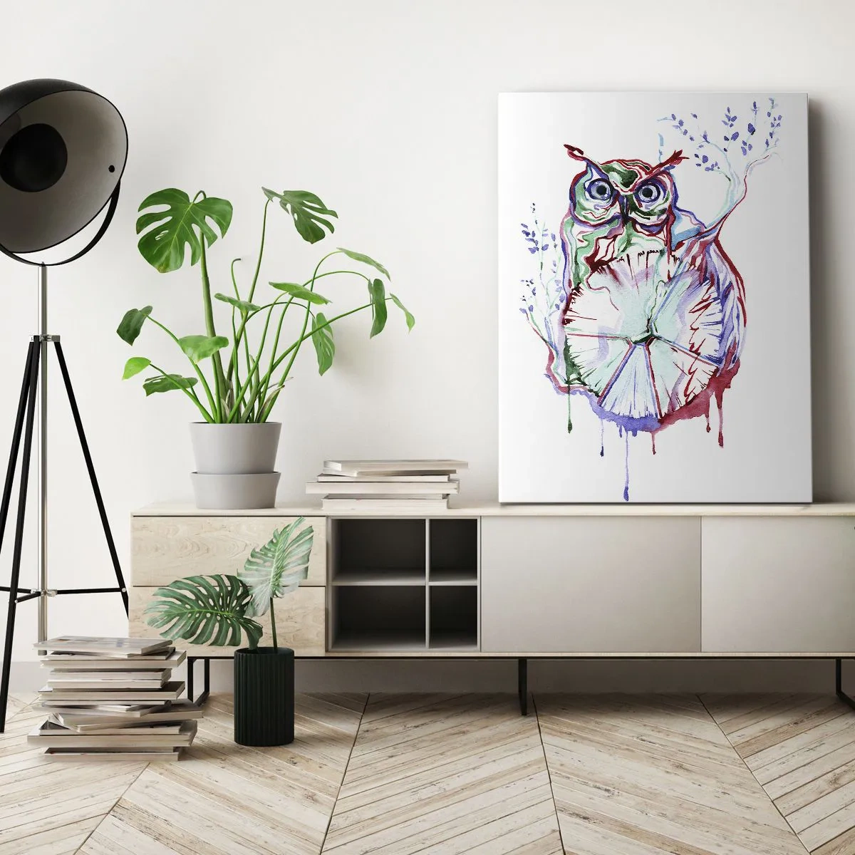 Schilderen op canvas - Wijs van nature - 80x120 cm