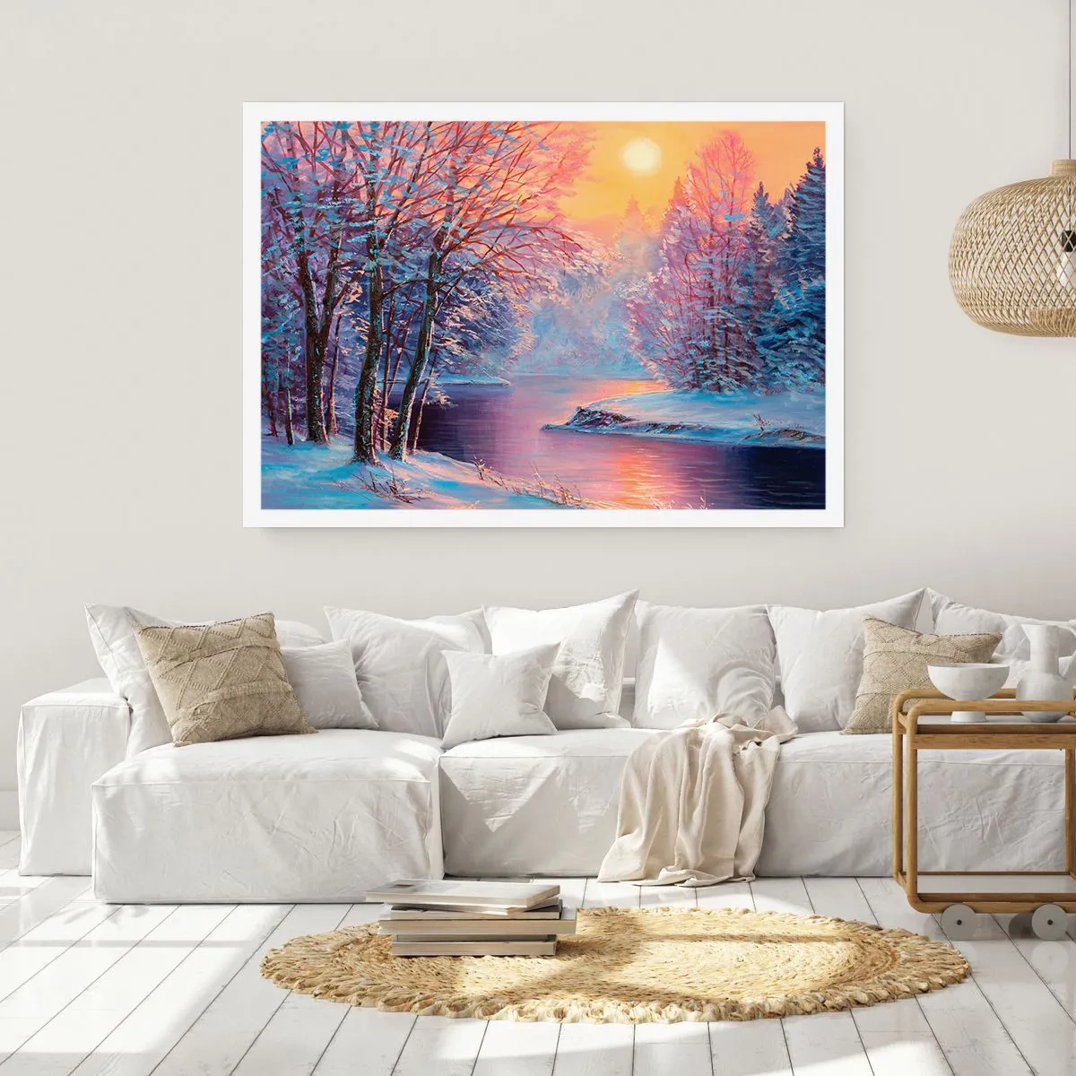 Poster - De kleuren van de winter - 70x50 cm