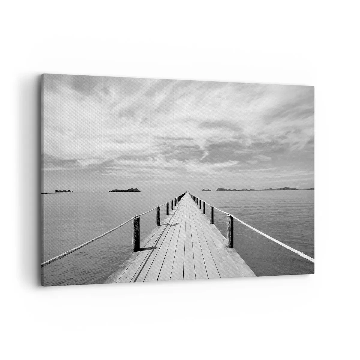 Schilderen op canvas - Of misschien een reis... - 120x80 cm