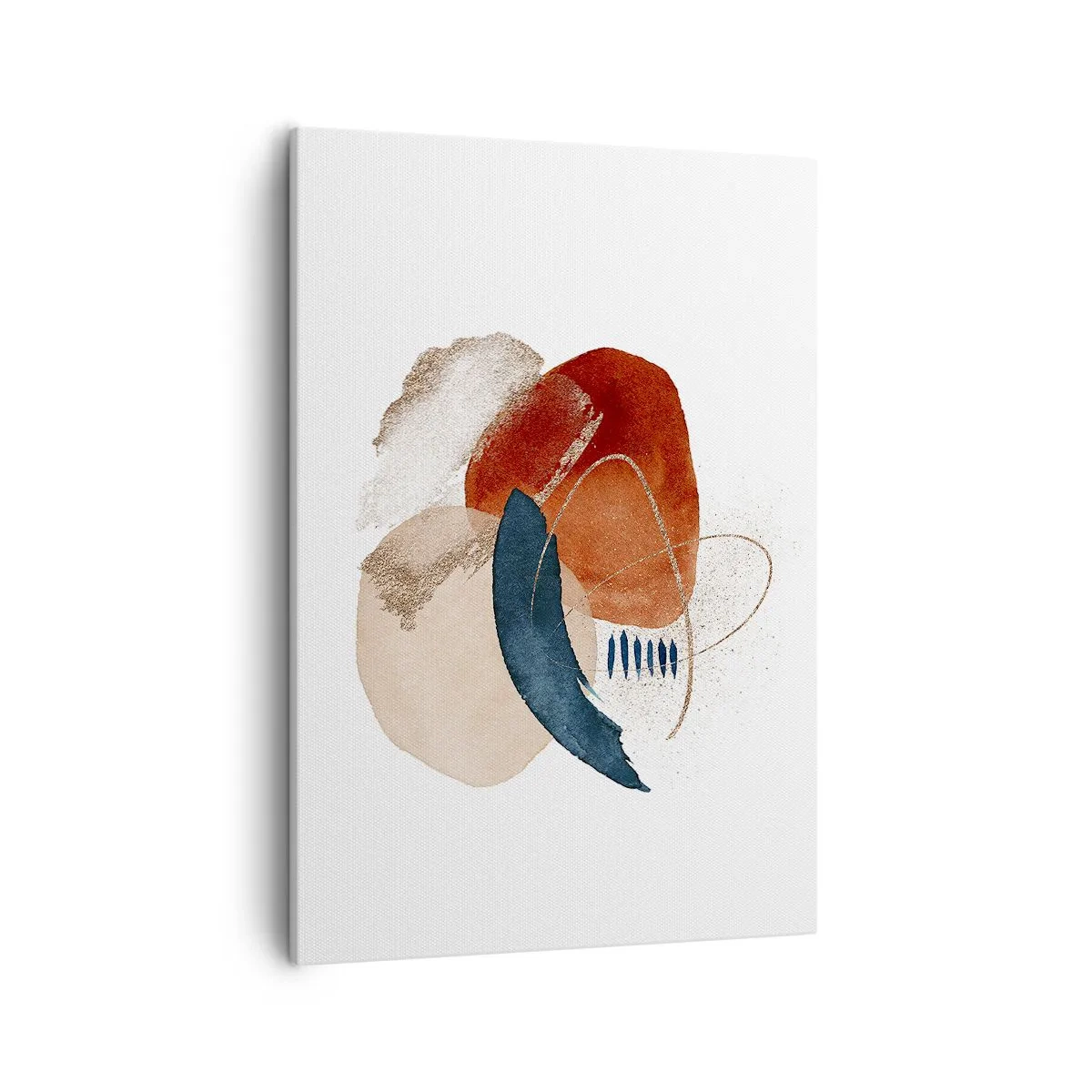 Schilderen op canvas - Ovale compositie - 50x70 cm