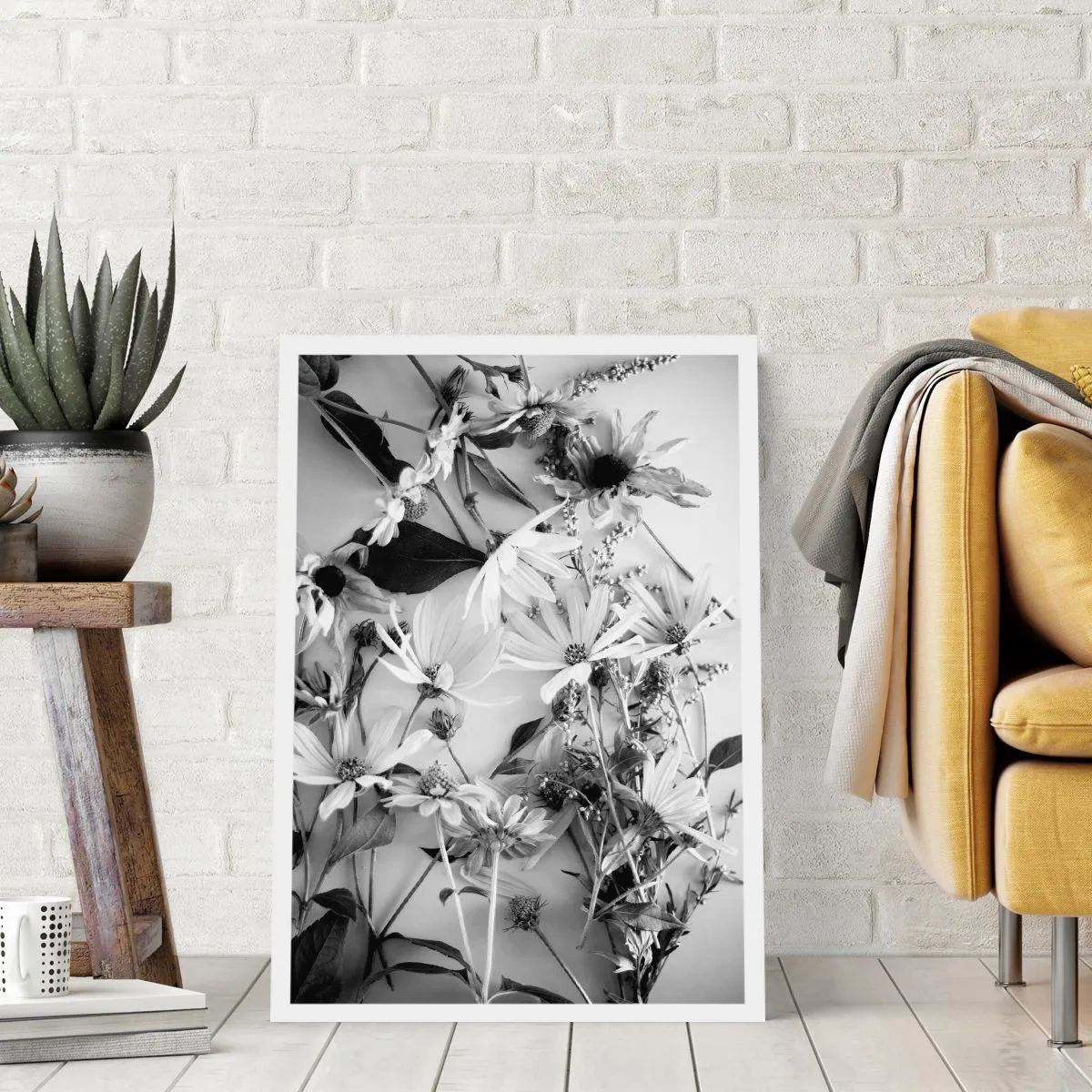 Poster - Niet-boeket bloemen - 40x50 cm