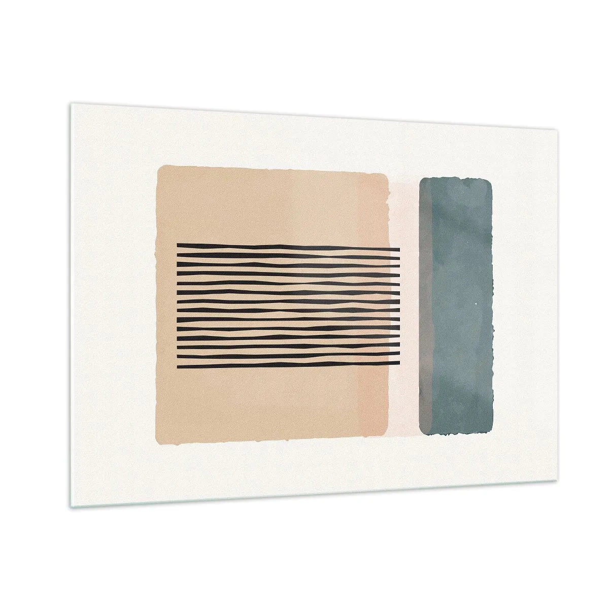 Schilderen op glas - Alles is oke - 100x70 cm