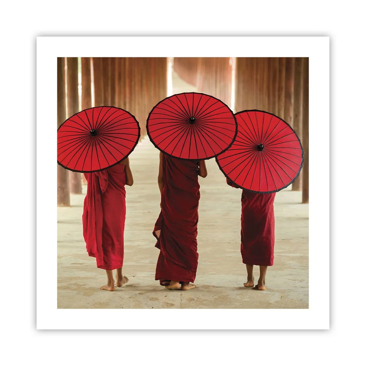 Poster - Op weg naar het Zuivere Land - 50x50 cm