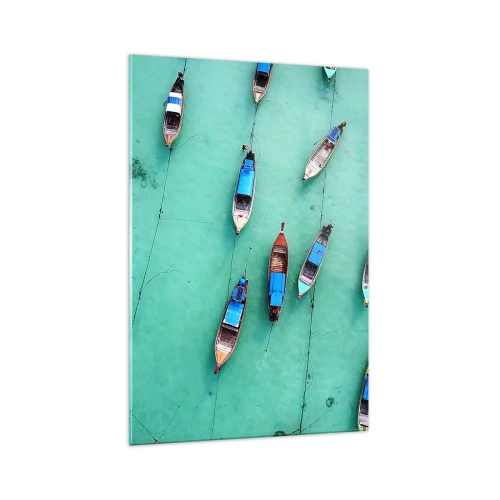 Schilderen op glas - In blijde verwachting - 70x100 cm