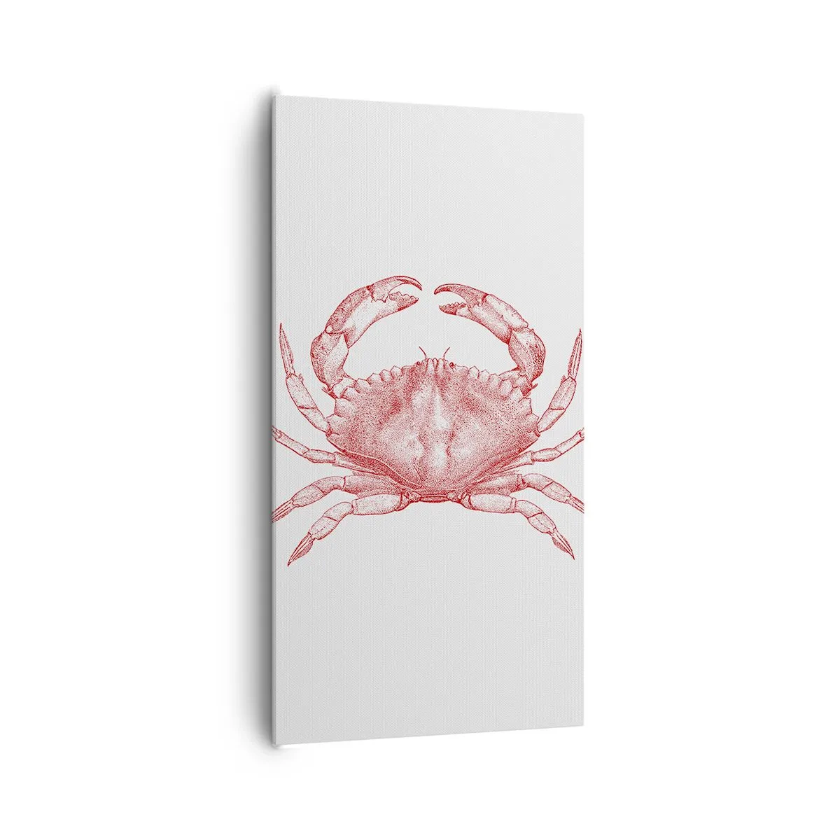 Schilderen op canvas - Krab der krabben - 65x120 cm