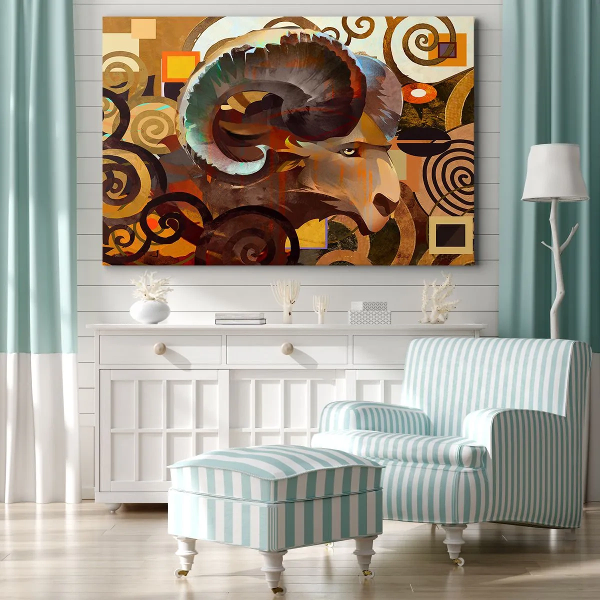 Schilderen op canvas - Magie - religies - rituelen - 120x80 cm