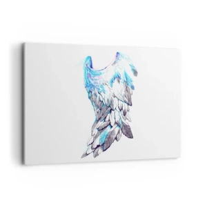 Schilderen op canvas - Ik heb vleugels nodig - 100x70 cm