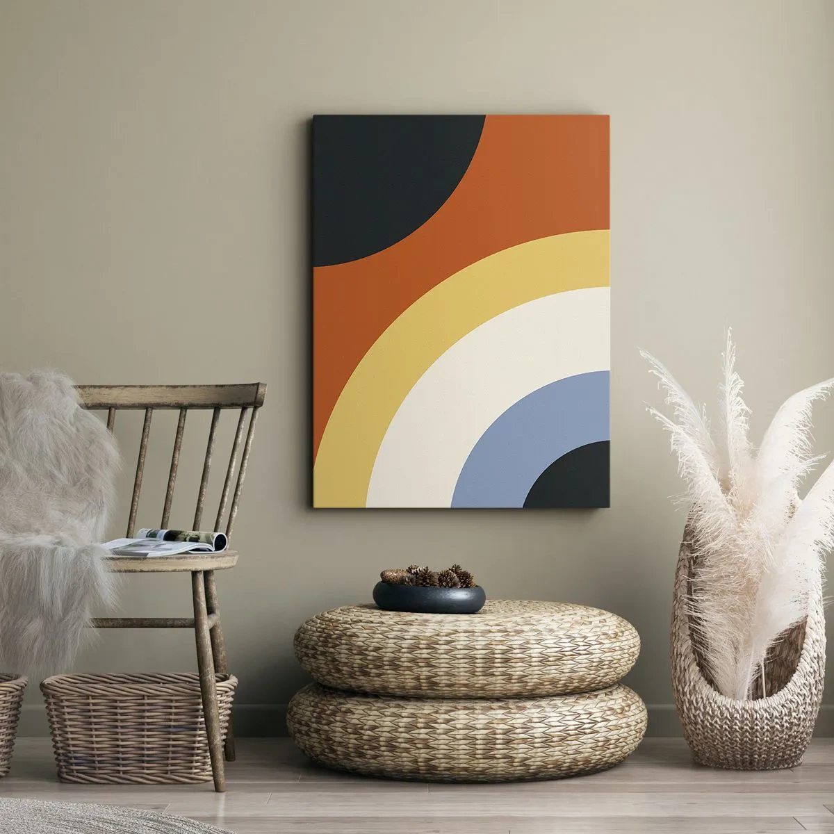 Schilderen op canvas - Naar mezelf toe - 50x70 cm