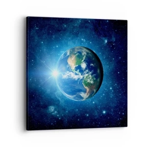 Schilderen op canvas - We zijn in de hemel - 40x40 cm