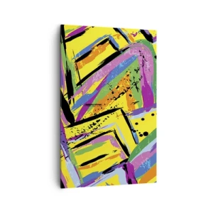 Schilderen op canvas - Tot ze schreeuwt van vreugde - 80x120 cm