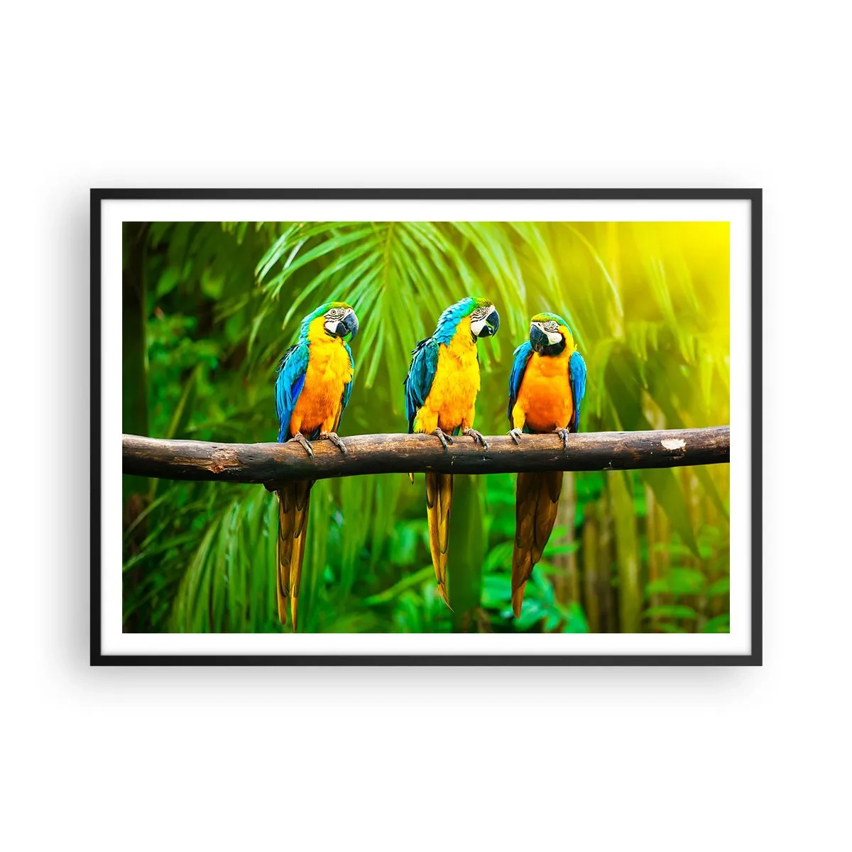 Poster in een zwarte lijst - En heb je gehoord dat ze...? - 100x70 cm