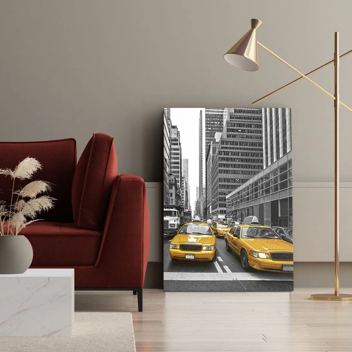 Schilderen op canvas - Wij geven de stad de kleuren - 50x70 cm