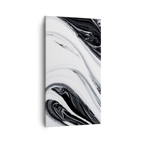 Schilderen op canvas - Een combinatie van tegenstellingen - 45x80 cm