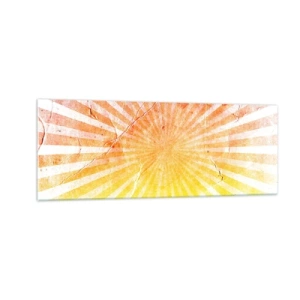Schilderen op glas - Zonsopgangen en zonsondergangen - 140x50 cm