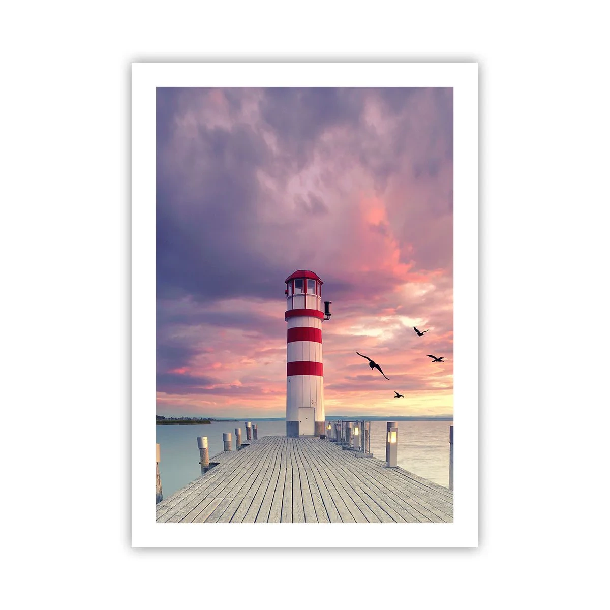 Poster - Het is tijd naar de haven te gaan - 50x70 cm