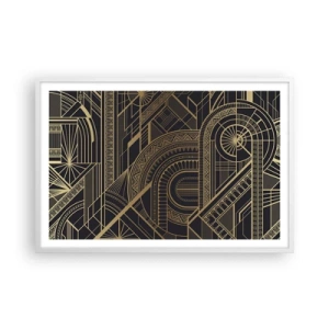 Poster in een witte lijst - Concepten, ideeën, plannen - 91x61 cm