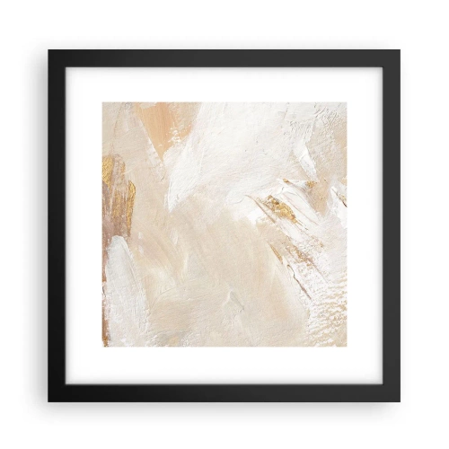 Poster in een zwarte lijst - Pastelkleurige compositie - 30x30 cm