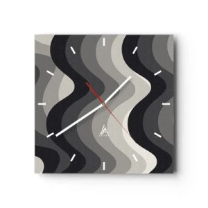Wandklok - Klok - Golf na golf - 30x30 cm