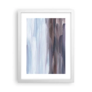 Poster in een witte lijst - Elementen: water - 30x40 cm