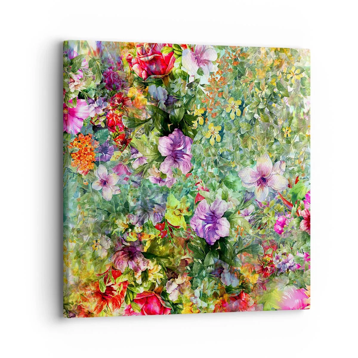 Schilderen op canvas - In bloemen voor verderf - 30x30 cm
