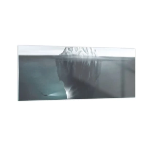 Schilderen op glas - Onderwater mysterie - 100x40 cm