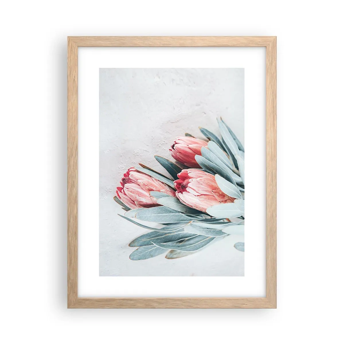 Een poster in een licht eiken lijst - Schaamt zich voor hun eigen schoonheid - 30x40 cm