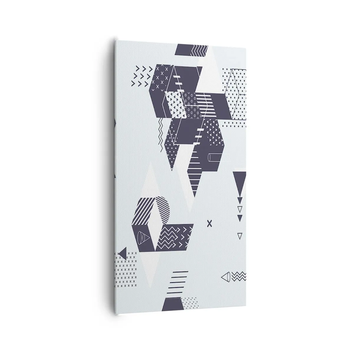 Schilderen op canvas - In de ziel van een wiskundige - 65x120 cm