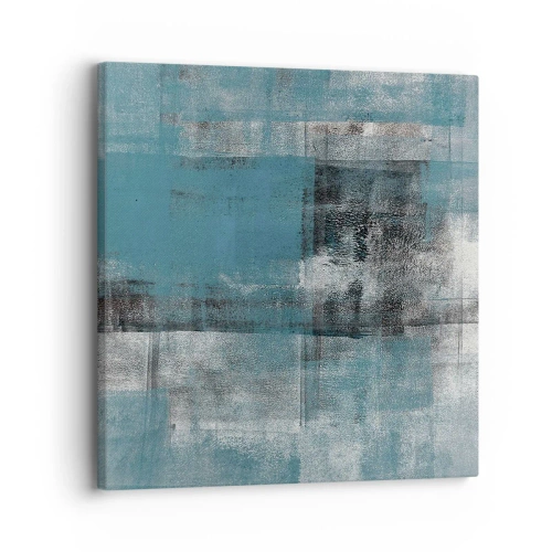 Schilderen op canvas - Water en lucht - 30x30 cm