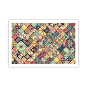 Poster - Marokkaanse sfeer - 91x61 cm