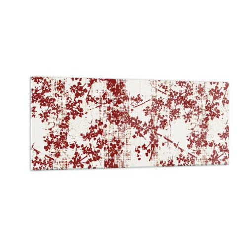 Schilderen op glas - Zoals oud calico - 100x40 cm