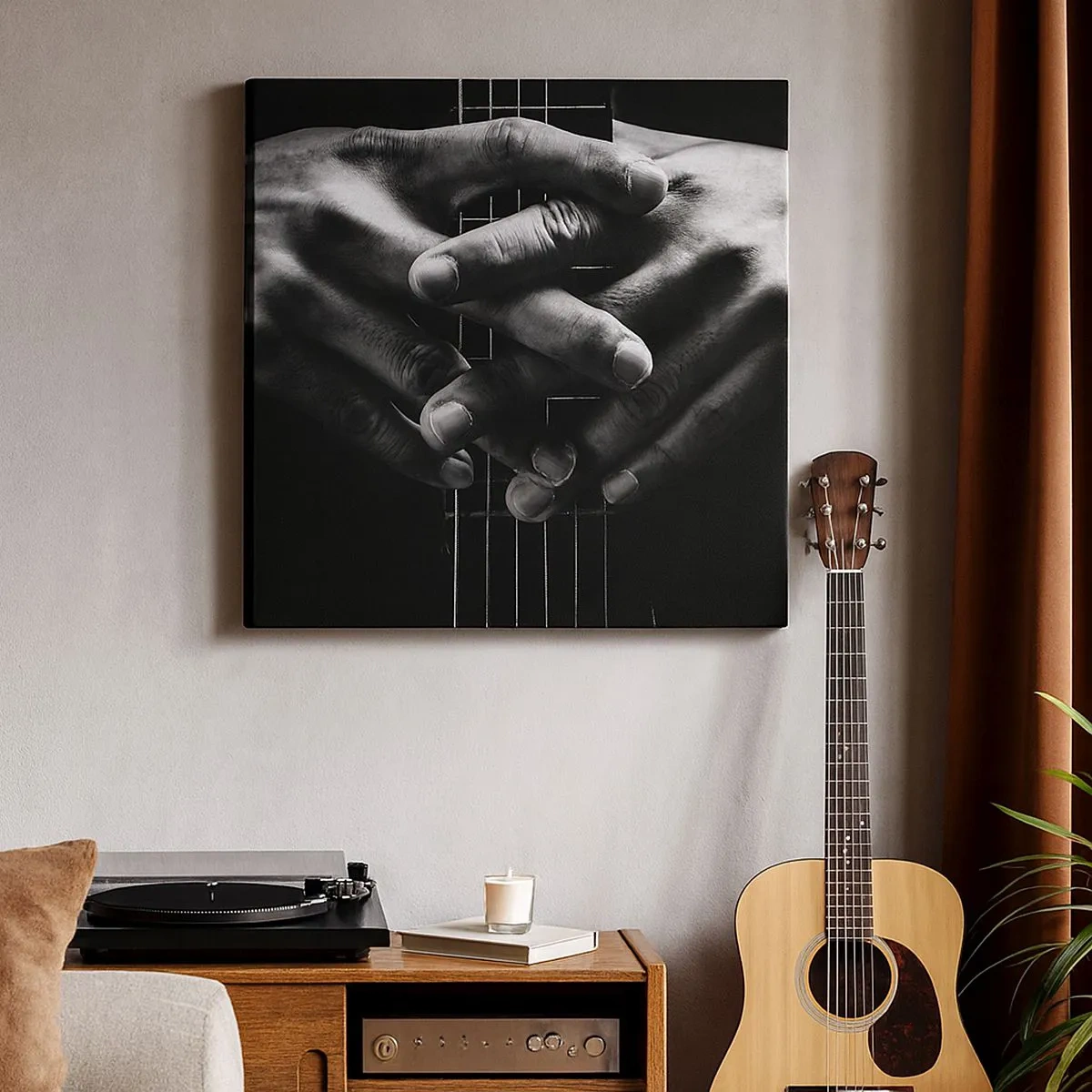 Schilderen op canvas - Gebed van de kunstenaar - 30x30 cm