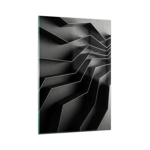 Schilderen op glas - Ruimtelijke orde - 80x120 cm