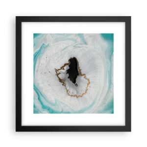 Poster in een zwarte lijst - Binnendringen - 30x30 cm