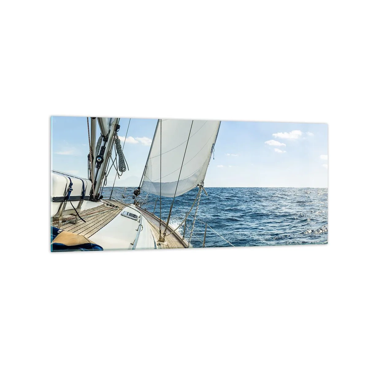 Schilderen op glas - Ahoi, avontuur - 120x50 cm