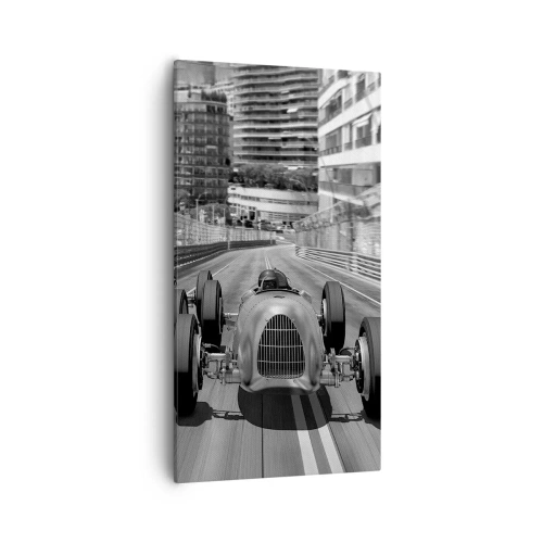 Schilderen op canvas - Lang geleden in Monte Carlo - 55x100 cm