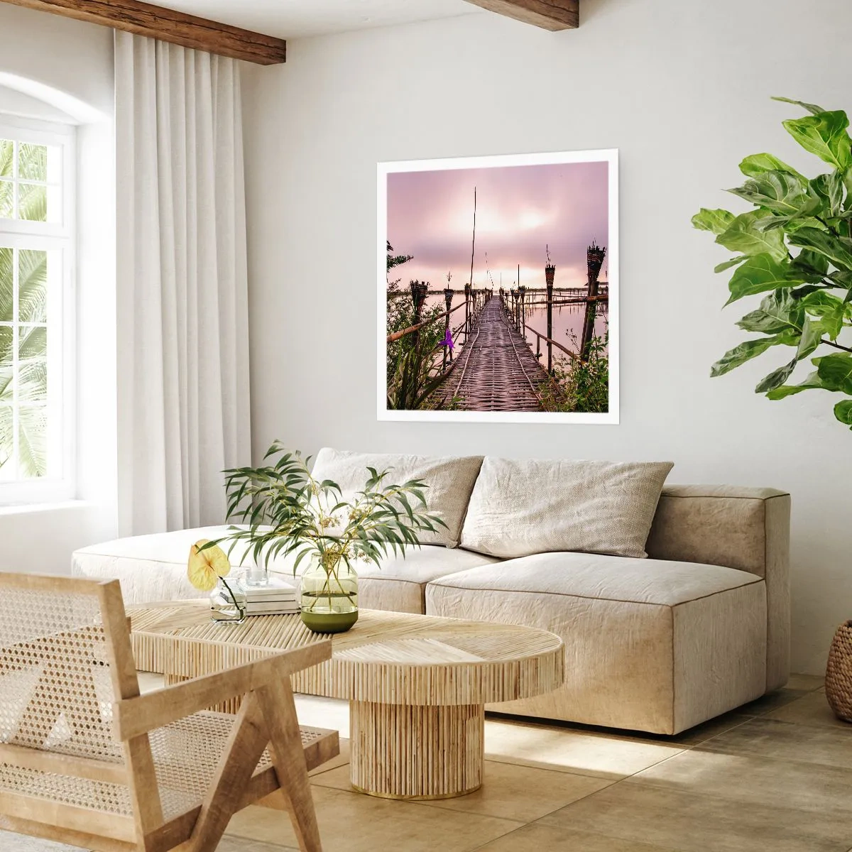 Poster - Rust en stilte van Azië - 50x50 cm