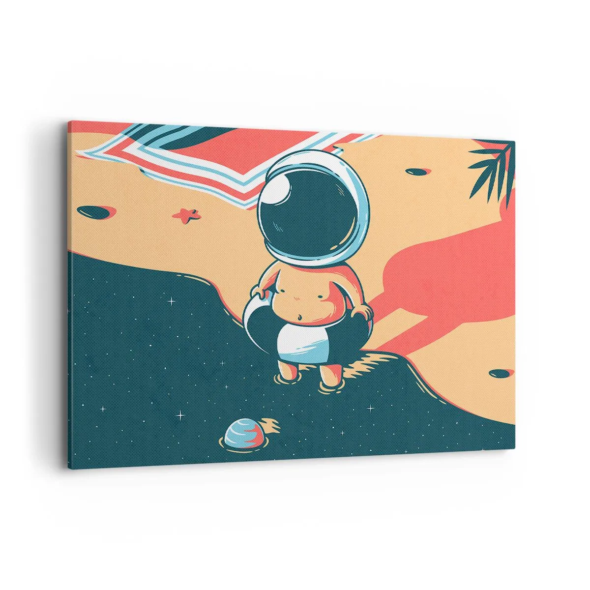 Schilderen op canvas - Vanuit een ander perspectief - 100x70 cm