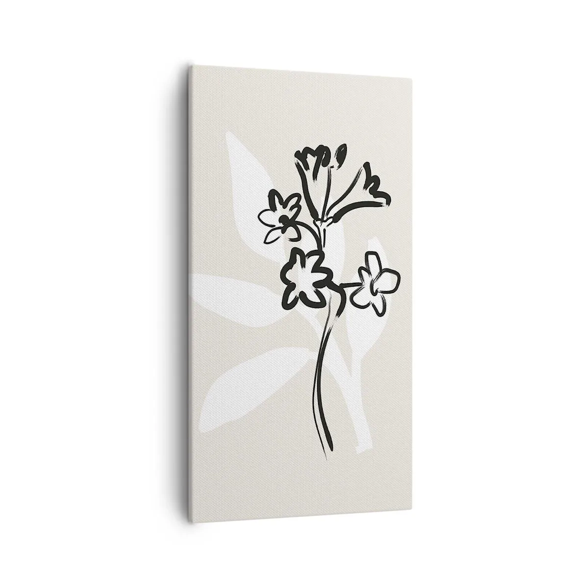 Schilderen op canvas - Schets voor het herbarium - 55x100 cm