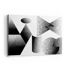 Schilderen op canvas - Hoeken en ovalen - 100x70 cm