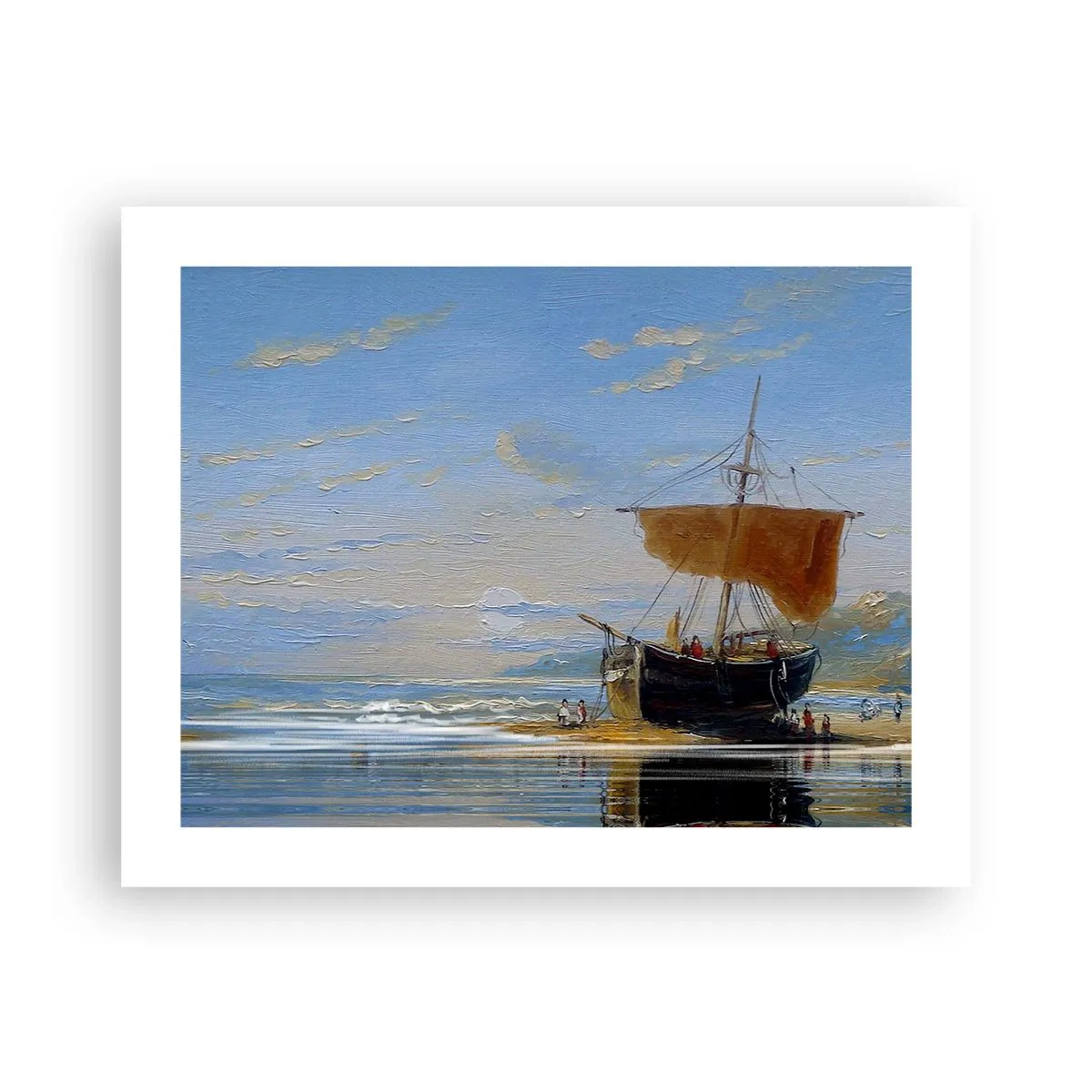 Poster - Water, bodem, lucht - 50x40 cm