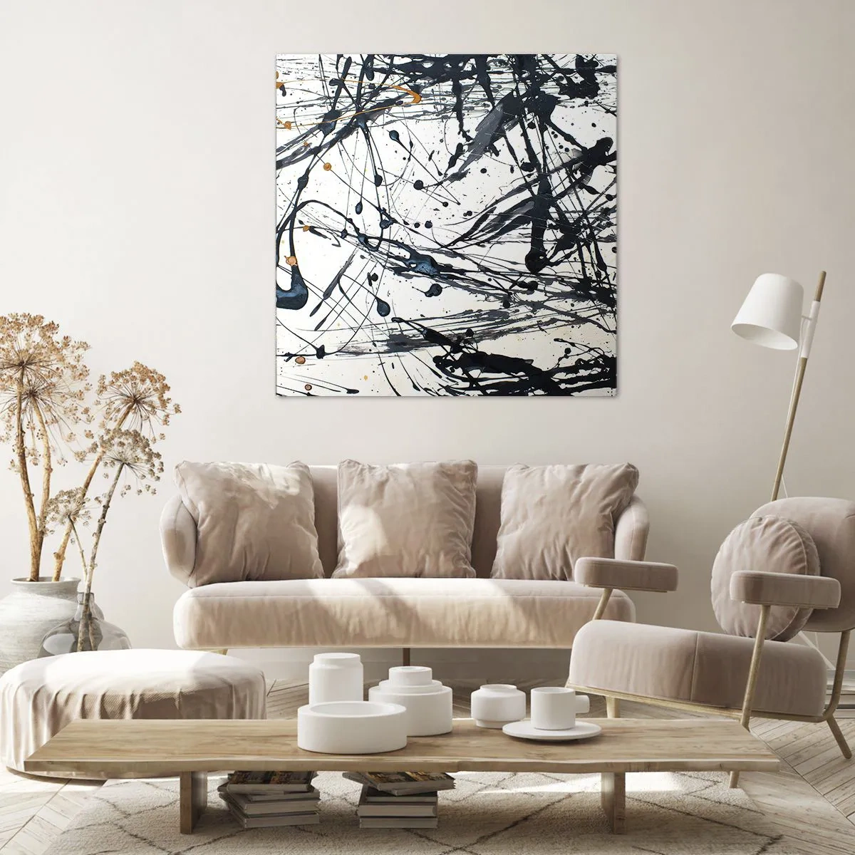 Schilderen op canvas - Expressionistische abstractie - 50x50 cm