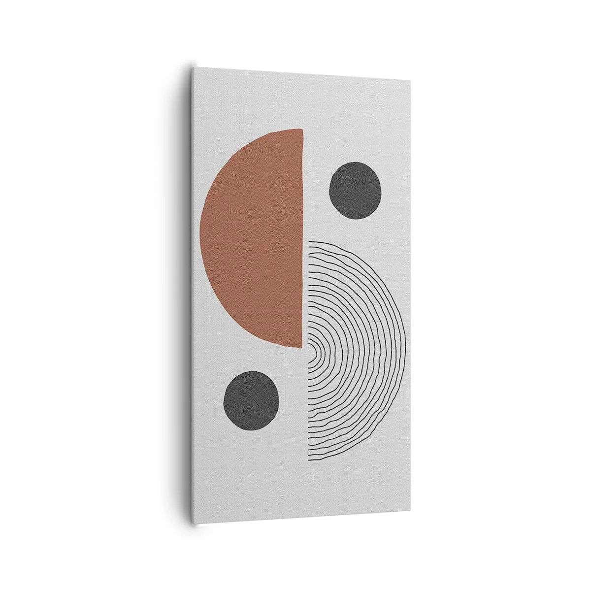 Schilderen op canvas - Perfectie van het wiel - 65x120 cm