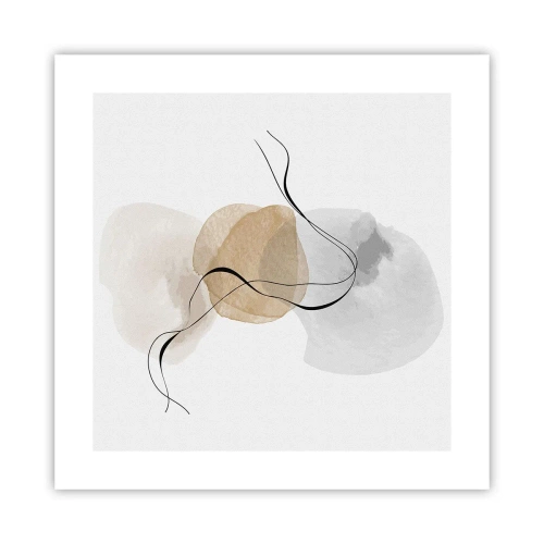 Poster - Lucht kralen - 40x40 cm