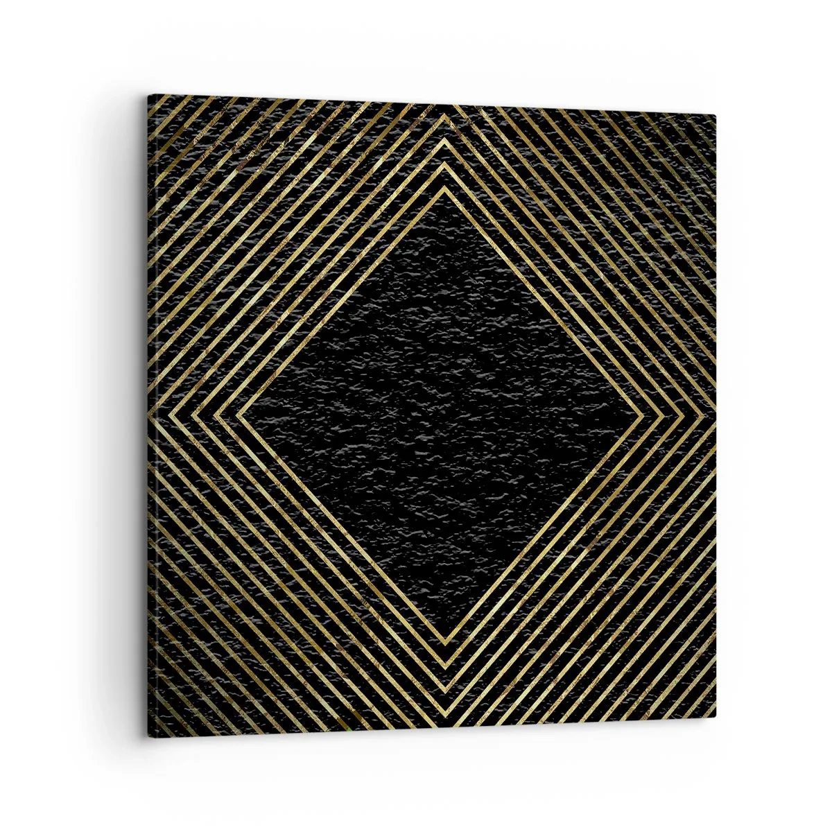 Schilderen op canvas - Geometrie in glamoureuze stijl - 60x60 cm