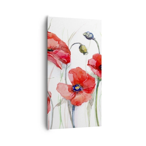 Schilderen op canvas - Poolse bloemen - 65x120 cm